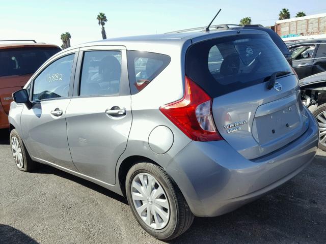 3N1CE2CPXFL359597 - 2015 NISSAN VERSA NOTE SILVER photo 3