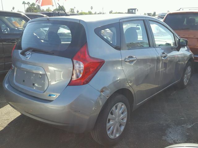 3N1CE2CPXFL359597 - 2015 NISSAN VERSA NOTE SILVER photo 4