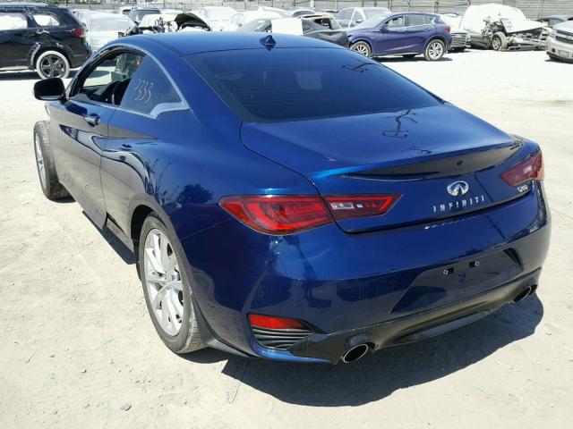 JN1EV7EKXHM364234 - 2017 INFINITI Q60 PREMIU BLUE photo 3