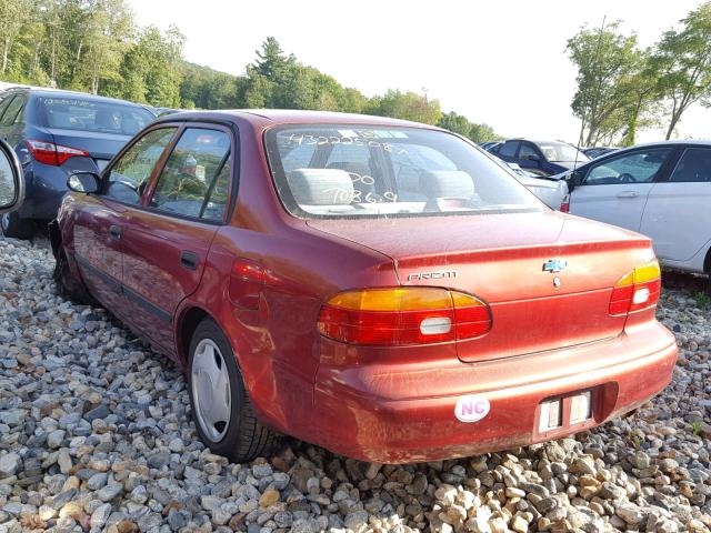 1Y1SK52871Z427932 - 2001 CHEVROLET GEO PRIZM 红色 照片 3