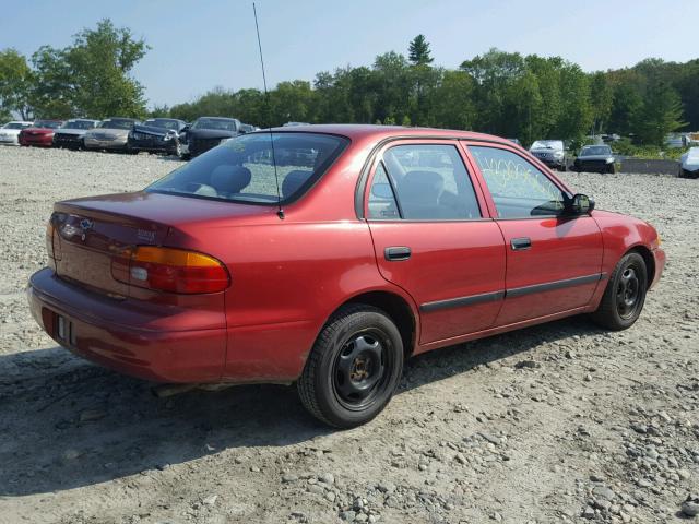 1Y1SK52871Z427932 - 2001 CHEVROLET GEO PRIZM 红色 照片 4