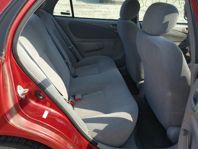 1Y1SK52871Z427932 - 2001 CHEVROLET GEO PRIZM 红色 照片 6