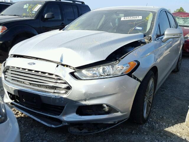 3FA6P0HR9DR360291 - 2013 FORD FUSION SE SILVER photo 2