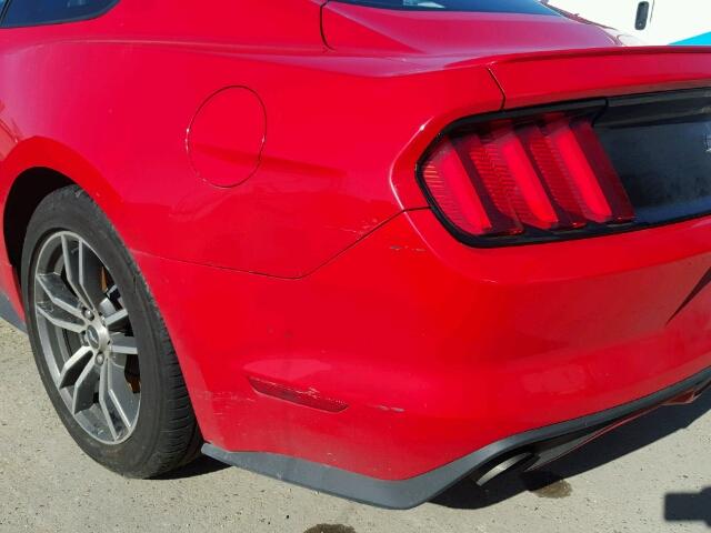 1FA6P8TH3G5322365 - 2016 FORD MUSTANG RED photo 10