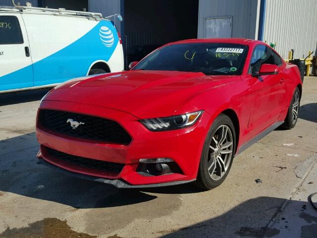 1FA6P8TH3G5322365 - 2016 FORD MUSTANG RED photo 2