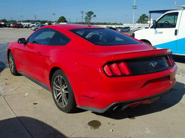 1FA6P8TH3G5322365 - 2016 FORD MUSTANG RED photo 3