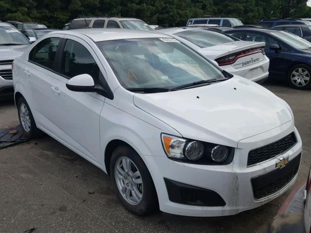 1G1JA5SHXC4190008 - 2012 CHEVROLET SONIC LS WHITE photo 1