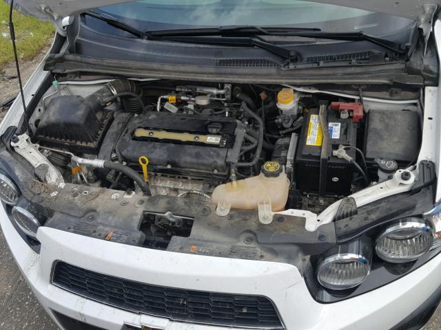 1G1JA5SHXC4190008 - 2012 CHEVROLET SONIC LS WHITE photo 7