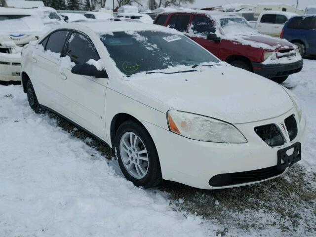 1G2ZF55BX64272512 - 2006 PONTIAC G6 SE WHITE photo 1