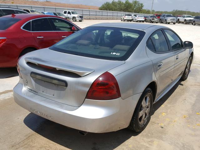 2G2WP552471238188 - 2007 PONTIAC GRAND PRIX SILVER photo 4
