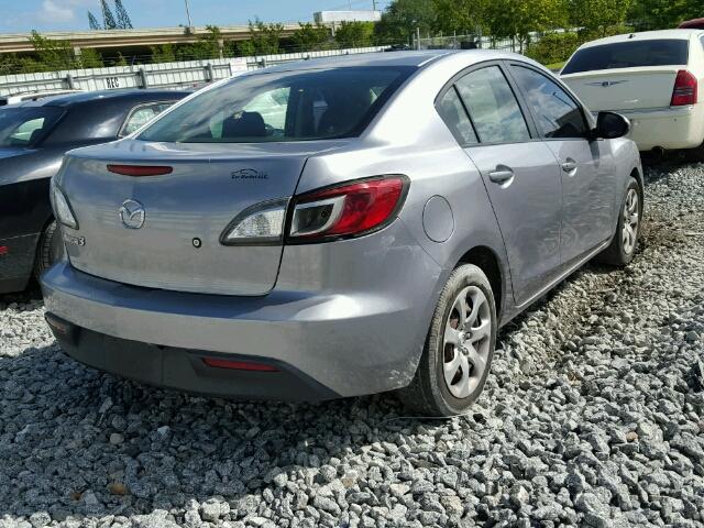 JM1BL1UF8B1392498 - 2011 MAZDA 3 I SILVER photo 4