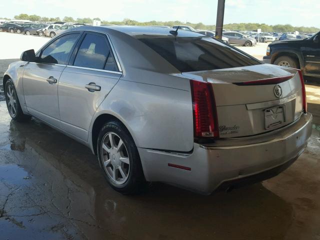 1G6DR57V280150289 - 2008 CADILLAC CTS HI FEA SILVER photo 3