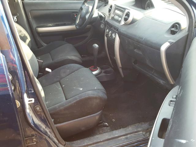 JTKKT624465016659 - 2006 TOYOTA SCION XA BLUE photo 5