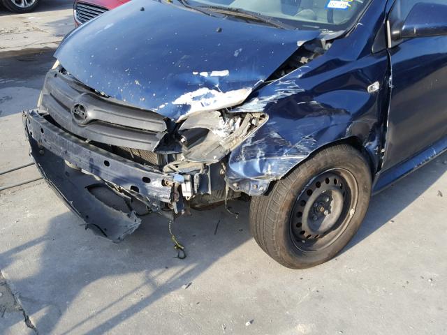 JTKKT624465016659 - 2006 TOYOTA SCION XA BLUE photo 9