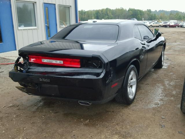 2C3CDYAG9EH183191 - 2014 DODGE CHALLENGER BLACK photo 4