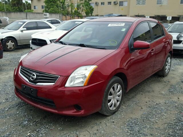 3N1AB6AP3CL639691 - 2012 NISSAN SENTRA 2.0 RED photo 2