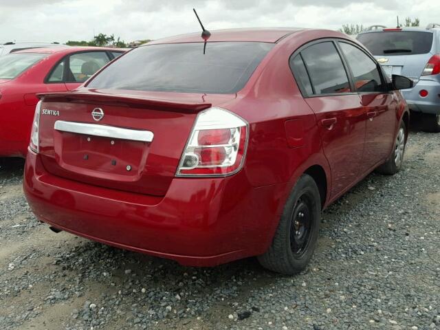 3N1AB6AP3CL639691 - 2012 NISSAN SENTRA 2.0 RED photo 4