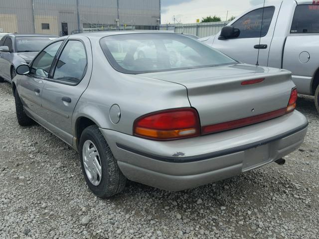 1B3EJ46X6SN612824 - 1995 DODGE STRATUS GRAY photo 3