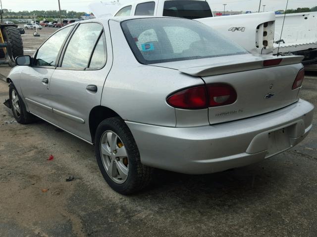 1G1JF52T217269450 - 2001 CHEVROLET CAVALIER L SILVER photo 3