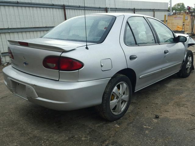 1G1JF52T217269450 - 2001 CHEVROLET CAVALIER L SILVER photo 4