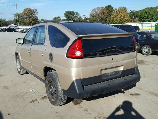 3G7DA03E43S511454 - 2003 PONTIAC AZTEK BROWN photo 3