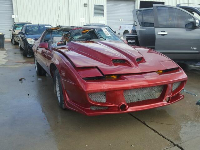 1G2FS23T7NL223250 - 1992 PONTIAC FIREBIRD BURGUNDY photo 1