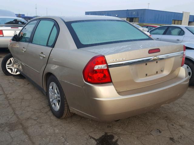 1G1ZS51F56F251404 - 2006 CHEVROLET MALIBU LS თაფლისფერი ფოტო 3