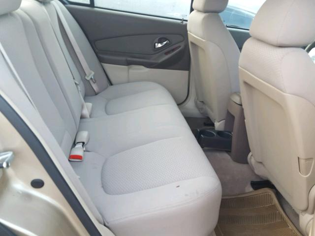 1G1ZS51F56F251404 - 2006 CHEVROLET MALIBU LS თაფლისფერი ფოტო 6
