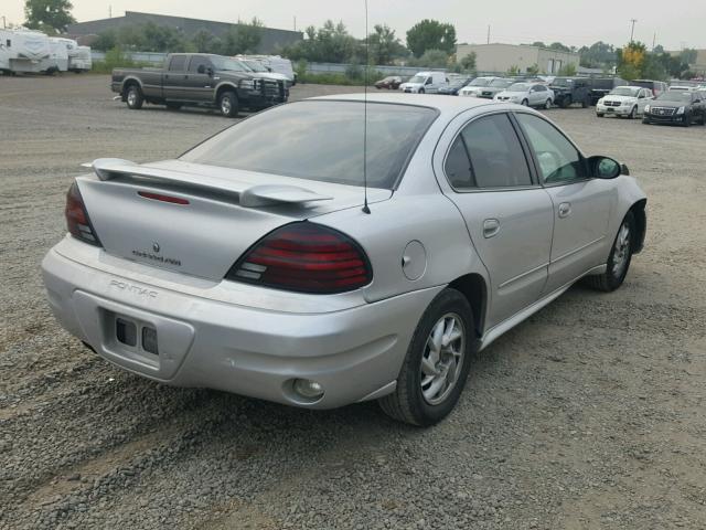 1G2NF52E44M588921 - 2004 PONTIAC GRAND AM SILVER photo 4