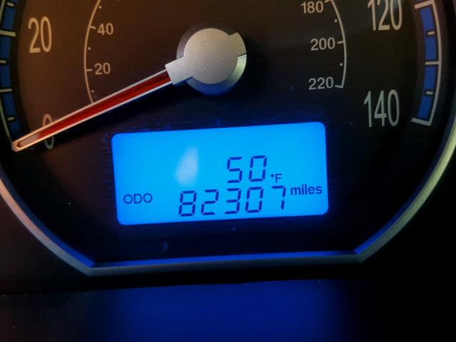 5NMSH13E69H245557 - 2009 HYUNDAI SANTA FE S GRAY photo 8