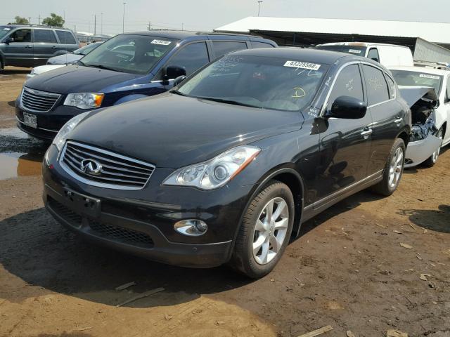 JN1AJ0HR9AM755584 - 2010 INFINITI EX35 BASE BLACK photo 2