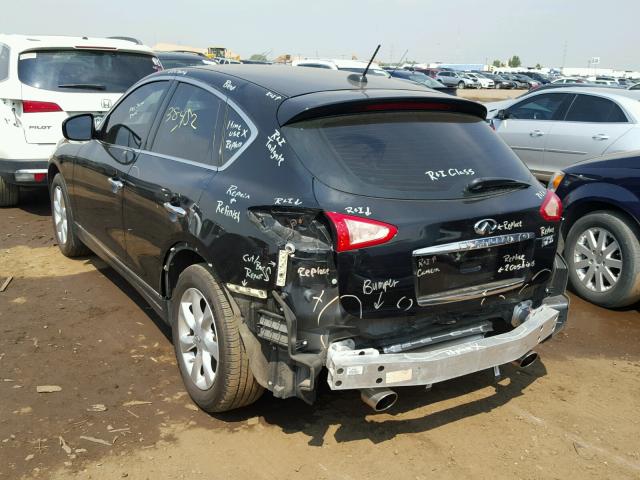 JN1AJ0HR9AM755584 - 2010 INFINITI EX35 BASE BLACK photo 3