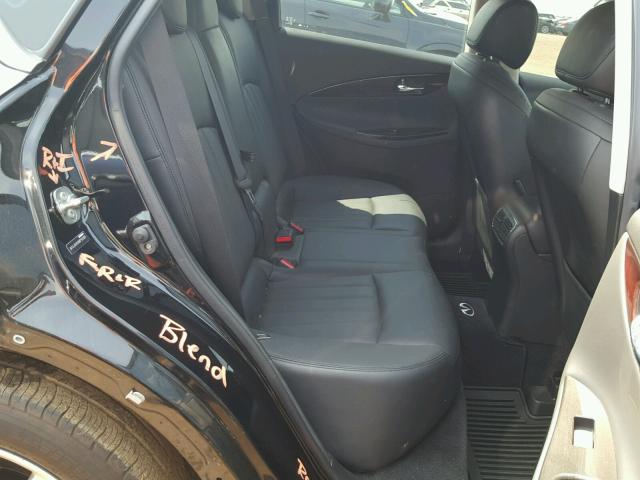 JN1AJ0HR9AM755584 - 2010 INFINITI EX35 BASE BLACK photo 6