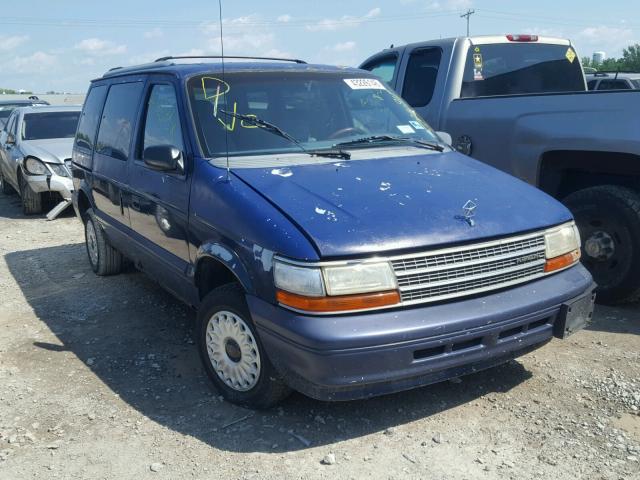 2P4GH2537RR715104 - 1994 PLYMOUTH VOYAGER BLUE photo 1