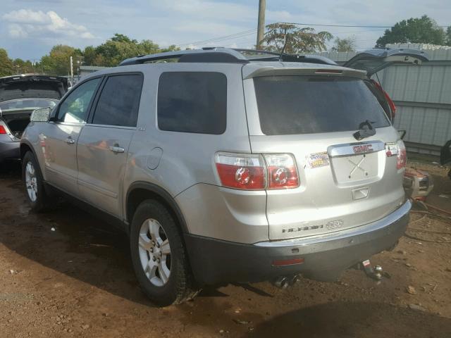 1GKEV237X8J126887 - 2008 GMC ACADIA SLT SILVER photo 3