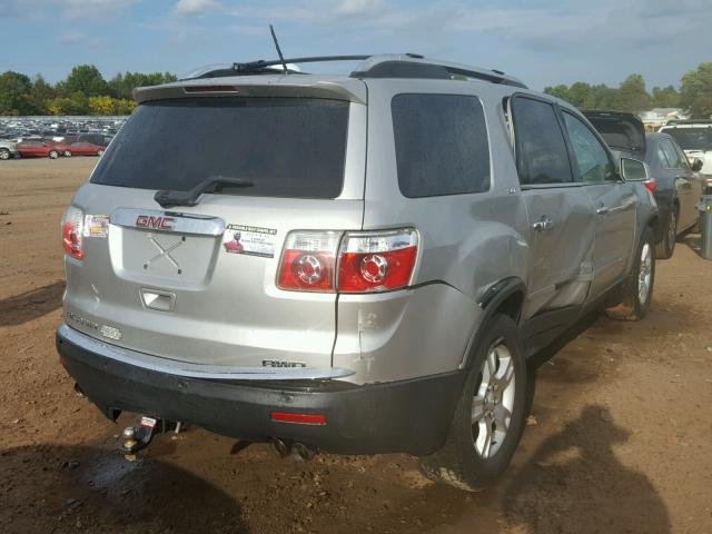 1GKEV237X8J126887 - 2008 GMC ACADIA SLT SILVER photo 4