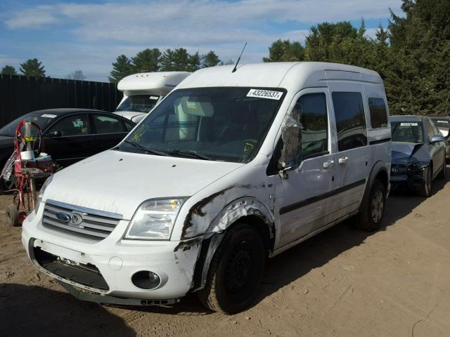 NM0KS9BN4DT143986 - 2013 FORD TRANSIT CO WHITE photo 2