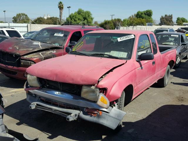 4TAVL52N9XZ475120 - 1999 TOYOTA TACOMA XTR RED photo 2