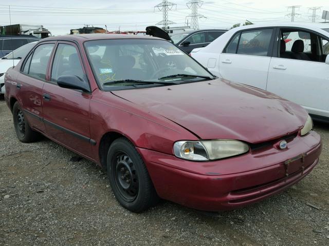 1Y1SK5481XZ411117 - 1999 CHEVROLET GEO PRIZM MAROON photo 1