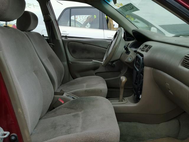 1Y1SK5481XZ411117 - 1999 CHEVROLET GEO PRIZM 栗色 照片 5