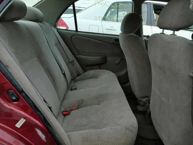 1Y1SK5481XZ411117 - 1999 CHEVROLET GEO PRIZM 栗色 照片 6