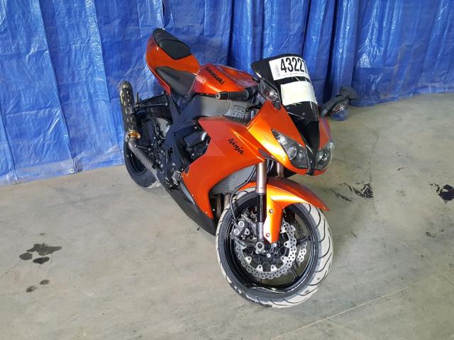 JKAZXCE1X9A023583 - 2009 KAWASAKI ZX1000 E ORANGE photo 1