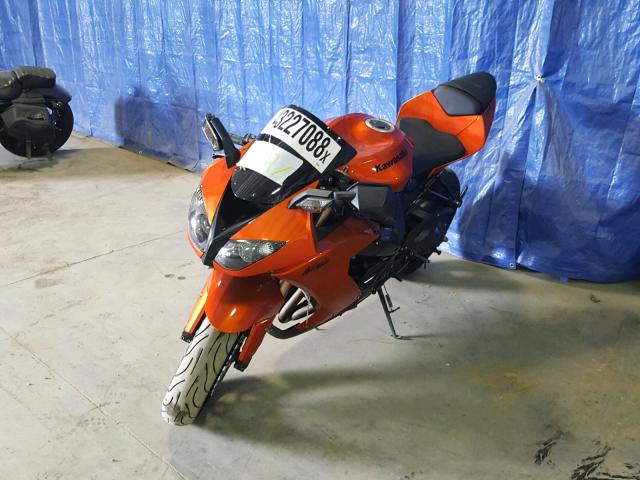 JKAZXCE1X9A023583 - 2009 KAWASAKI ZX1000 E ORANGE photo 2