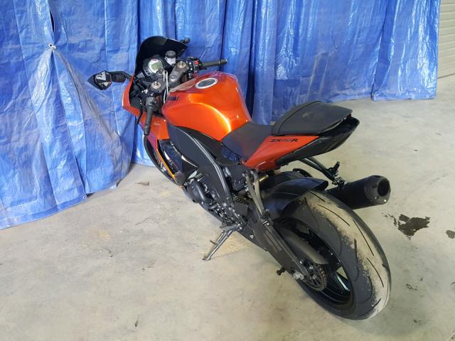 JKAZXCE1X9A023583 - 2009 KAWASAKI ZX1000 E ORANGE photo 3