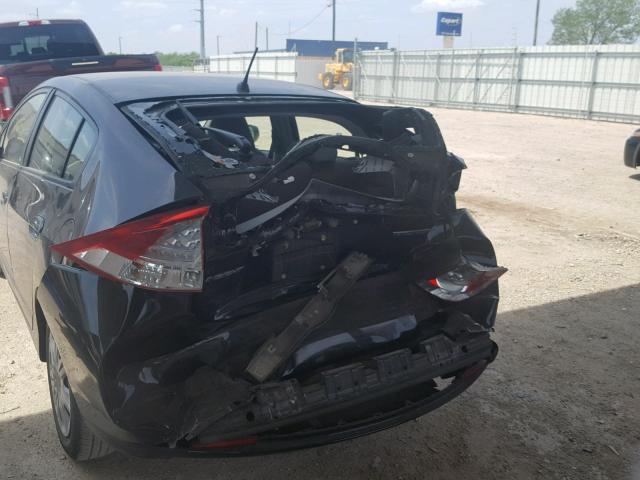 JHMZE2H30BS012223 - 2011 HONDA INSIGHT BLACK photo 9