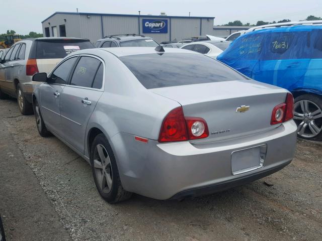 1G1ZC5E04CF211880 - 2012 CHEVROLET MALIBU 1LT SILVER photo 3