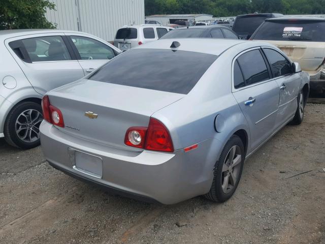 1G1ZC5E04CF211880 - 2012 CHEVROLET MALIBU 1LT SILVER photo 4