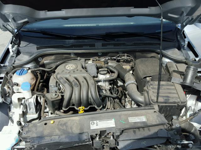 3VW2K7AJ2EM254894 - 2014 VOLKSWAGEN JETTA BASE 银色 照片 7