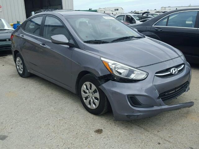 KMHCT4AE3GU969649 - 2016 HYUNDAI ACCENT SE GRAY photo 1