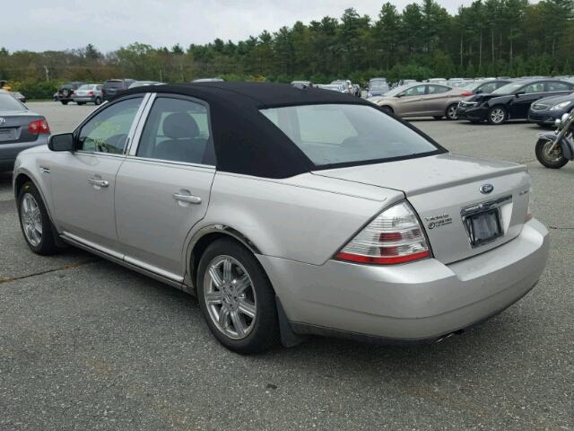 1FAHP25WX8G138385 - 2008 FORD TAURUS SILVER photo 3